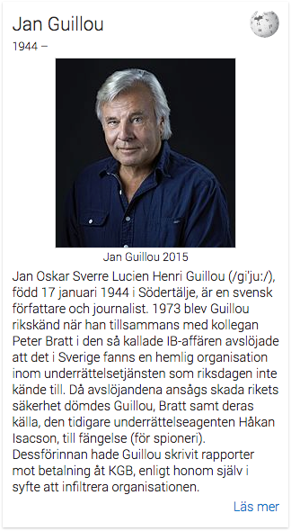 Esimerkki Wikipedian kirjailijamuotokuvasta.