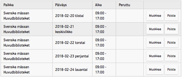 Valintaikkuna päivämäärän ja ajan lisäämiseen