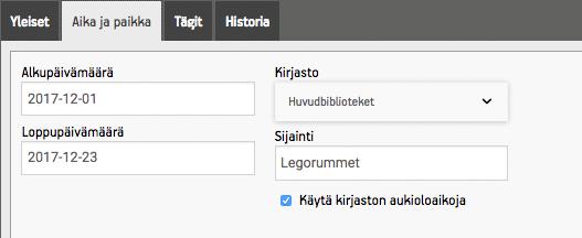 Välilehti ajalle ja paikalle