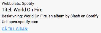 Spotifyn albumin metadata