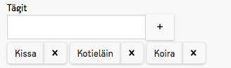 Teoksen tägit