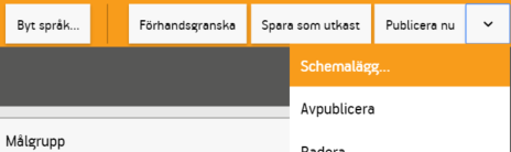 Var man schemalägger