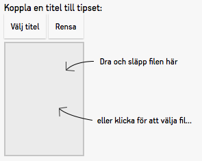 Verkskoppling på tips