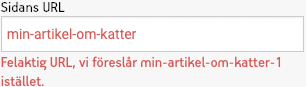 Tagg-fliken med förslag på "Katt-ungar"